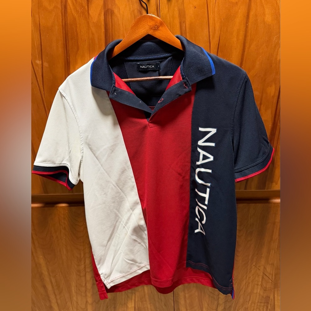 Nautica Men's Tricolor Polo Shirt